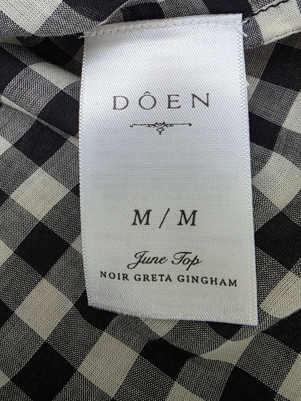 Doen size retail